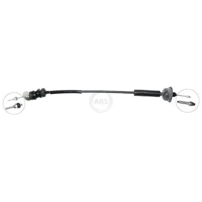 Cable de accionamiento, accionamiento del embrague A.B.S. K23220 Máxima Calidad
